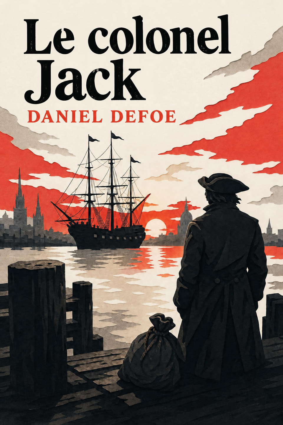 Le colonel Jack by Daniel Defoe, the cover