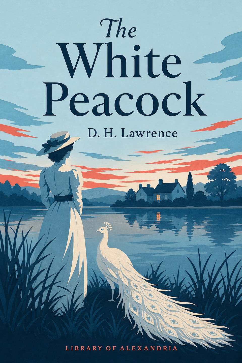 El pavo real blanco by D. H. Lawrence, the cover