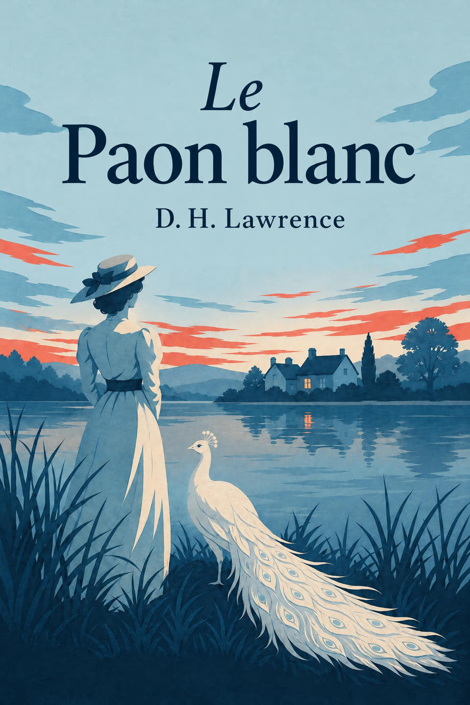 Le Paon blanc by D. H. Lawrence, the cover