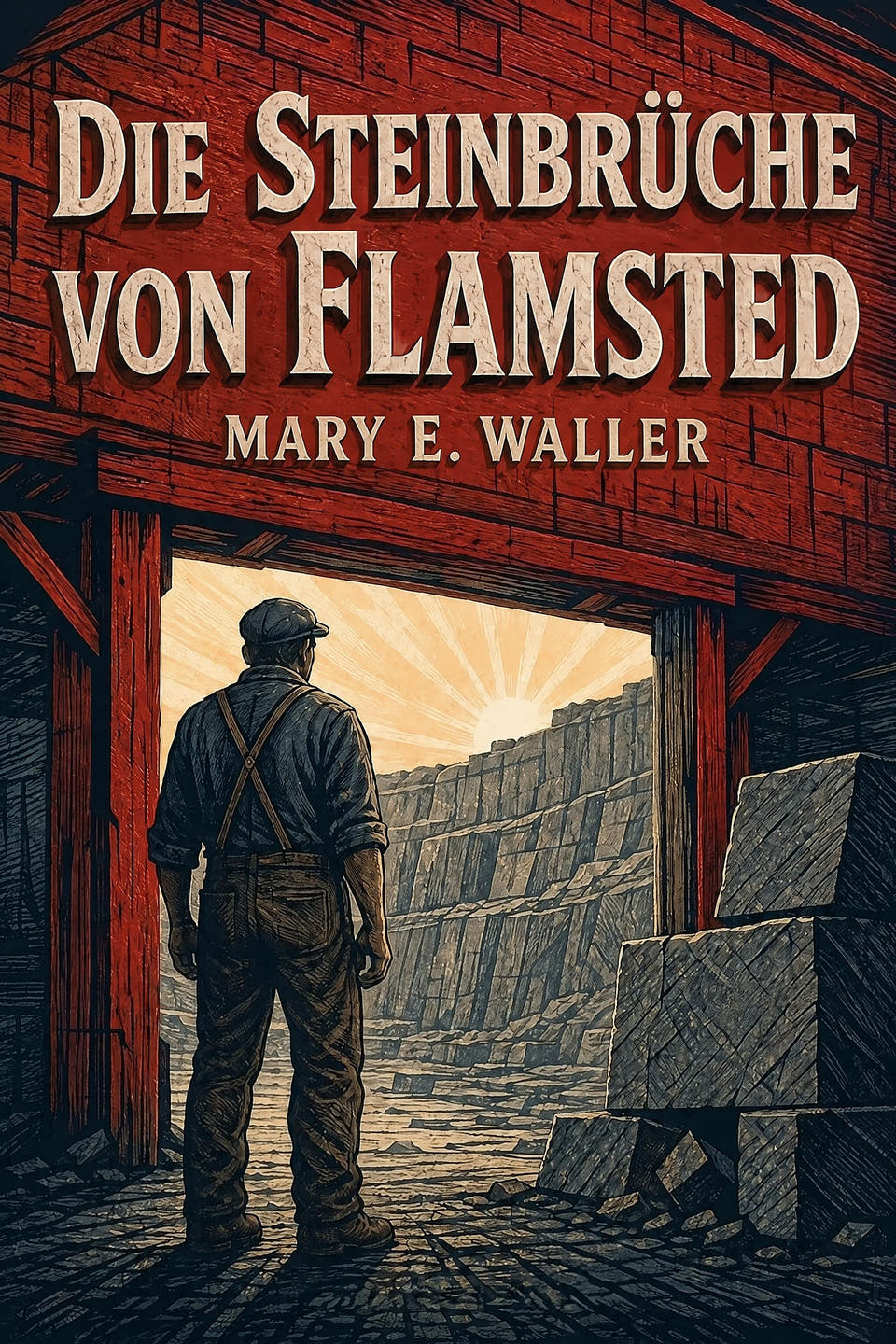 Die Steinbrüche von Flamsted by Mary E. Waller, the cover