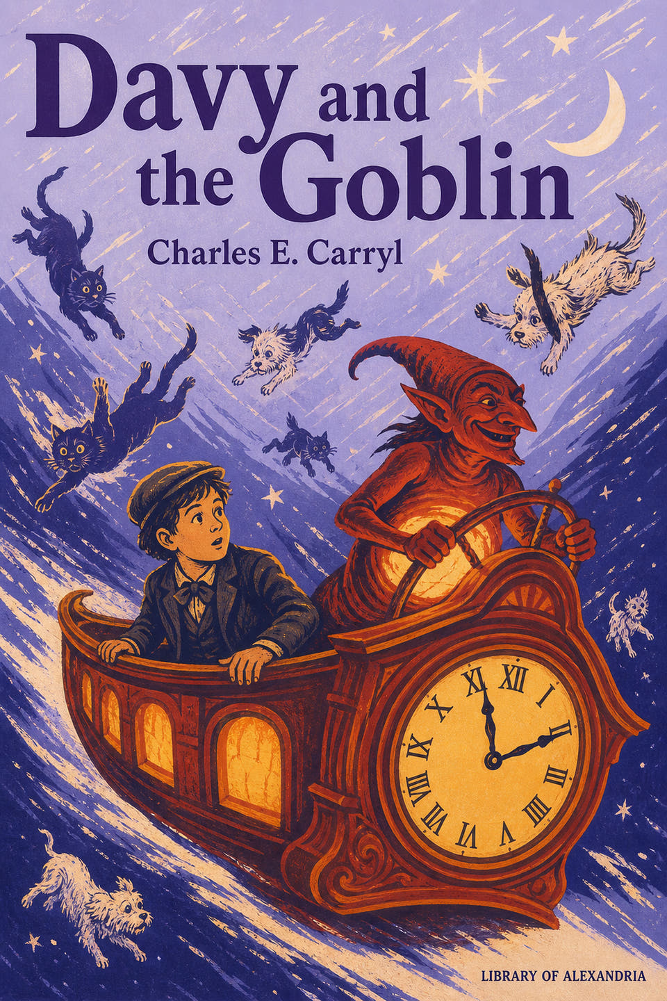 Davy and the Goblin by Charles E. Carryl, the cover
