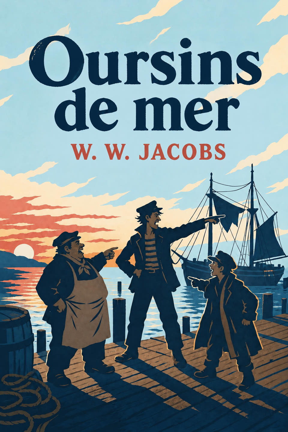 Oursins de mer by W. W. Jacobs, the cover