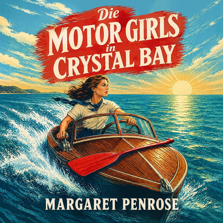 Die Motor Girls in Crystal Bay, the audiobook cover