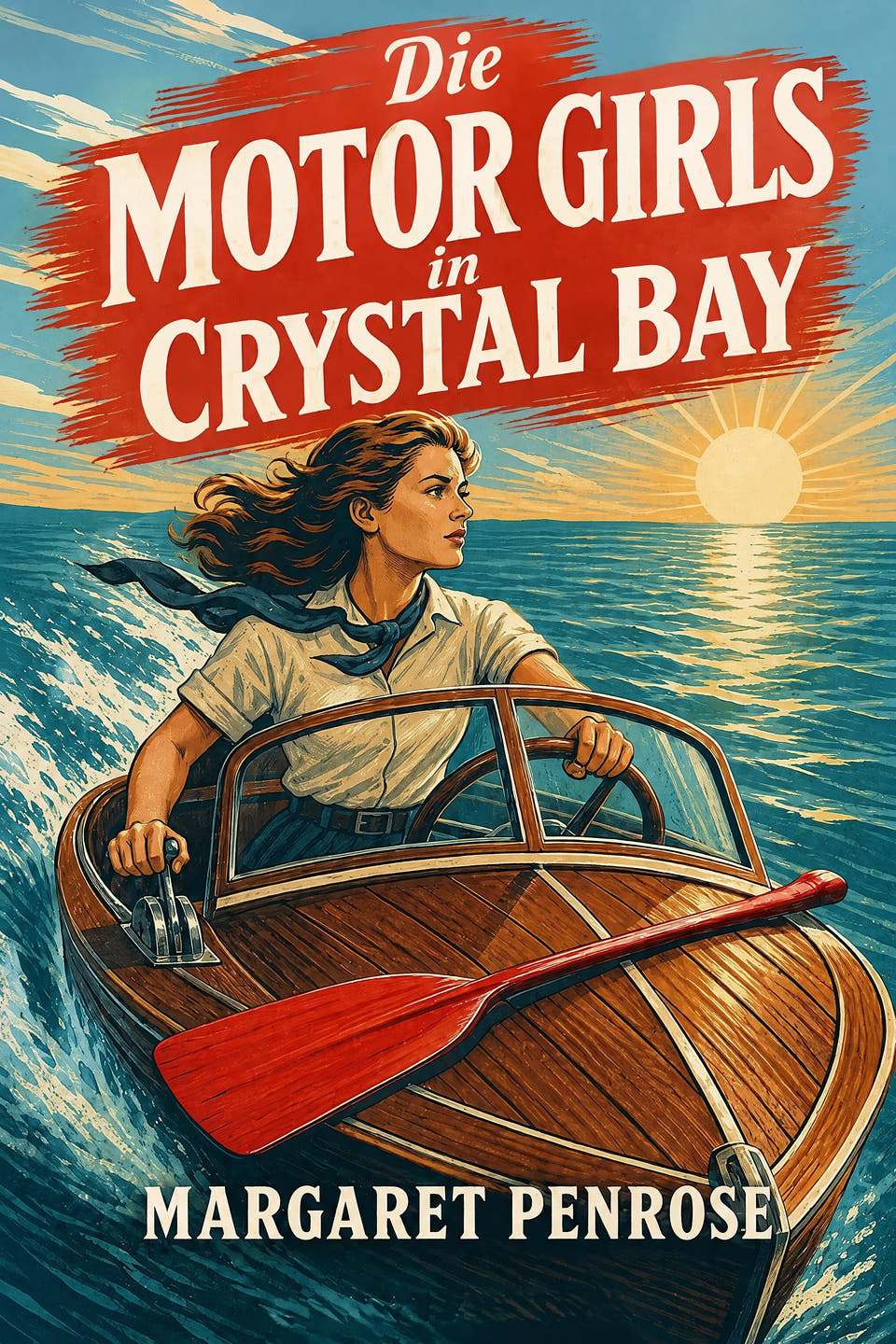 Die Motor Girls in Crystal Bay by Margaret Penrose, the cover