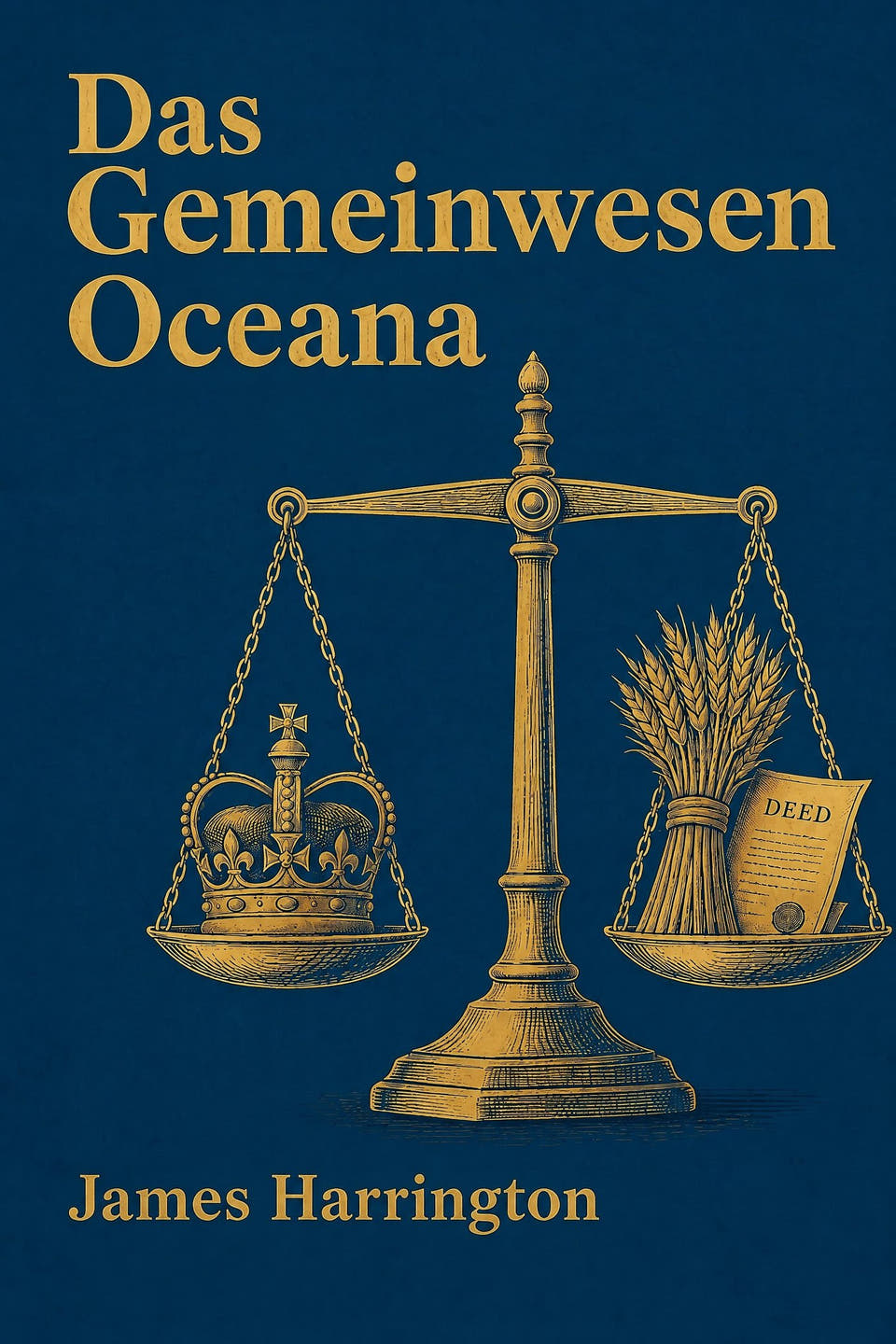 Das Gemeinwesen Oceana by James Harrington, the cover