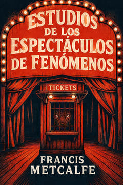 Estudios de los espectáculos de fenómenos, the cover of this edition