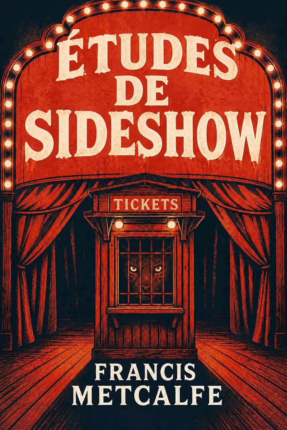 Études de sideshow by Francis Metcalfe, the cover