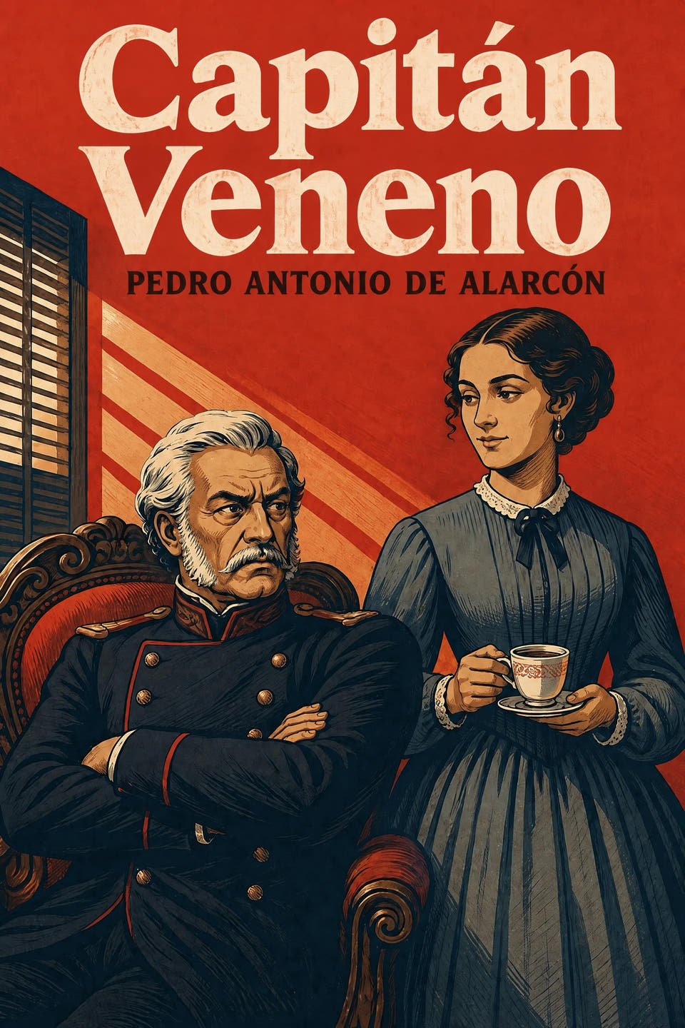 Capitán Veneno by Pedro Antonio de Alarcón, the cover