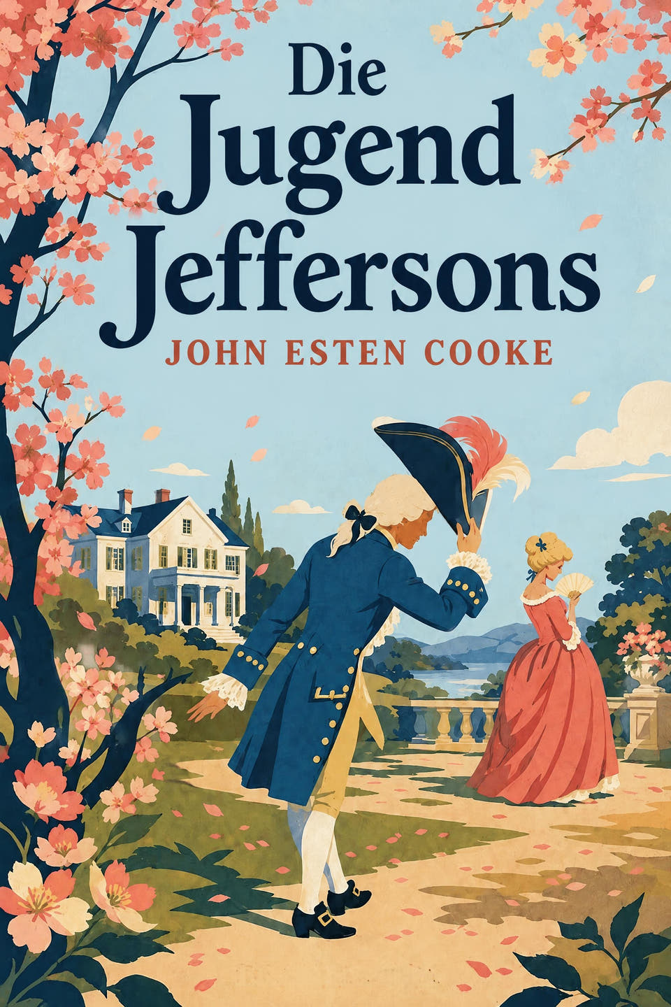 Die Jugend Jeffersons by John Esten Cooke, the cover
