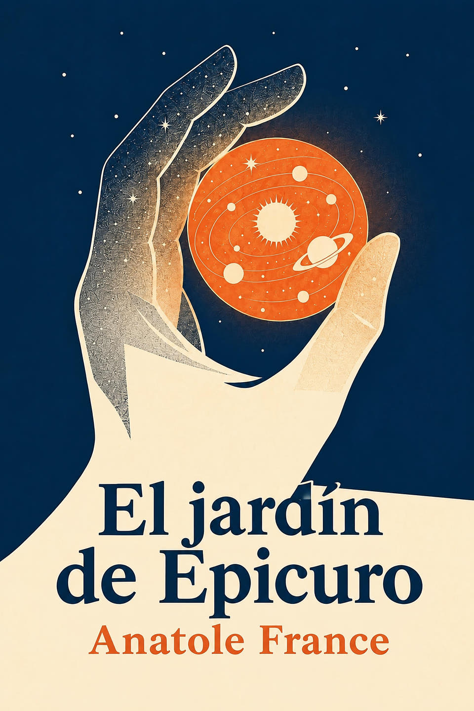 El jardín de Epicuro by Anatole France, the cover