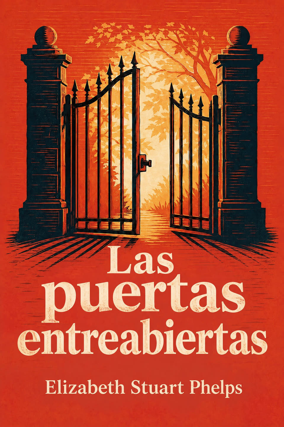 Las puertas entreabiertas by Elizabeth Stuart Phelps, the cover