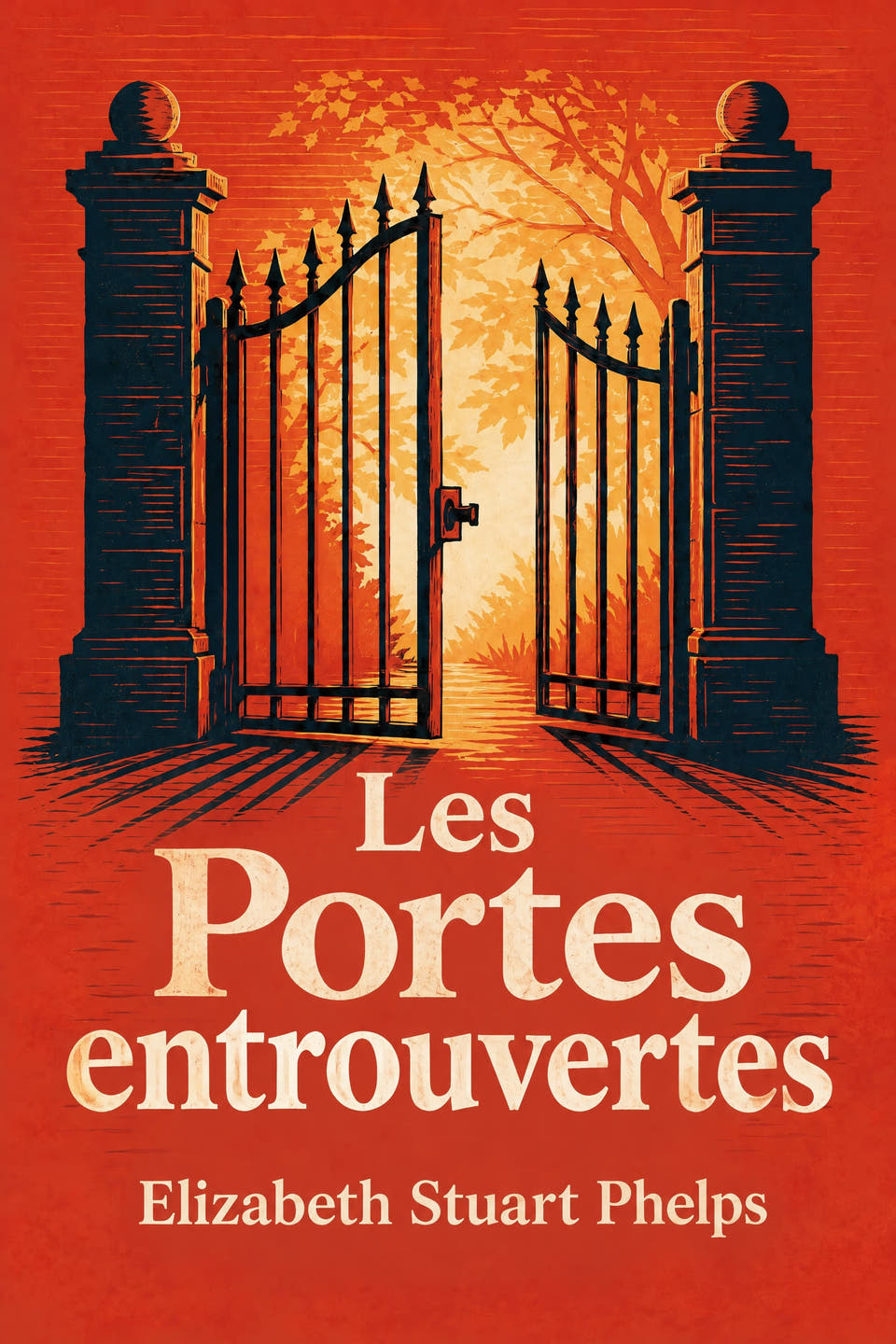 Les Portes entrouvertes by Elizabeth Stuart Phelps, the cover