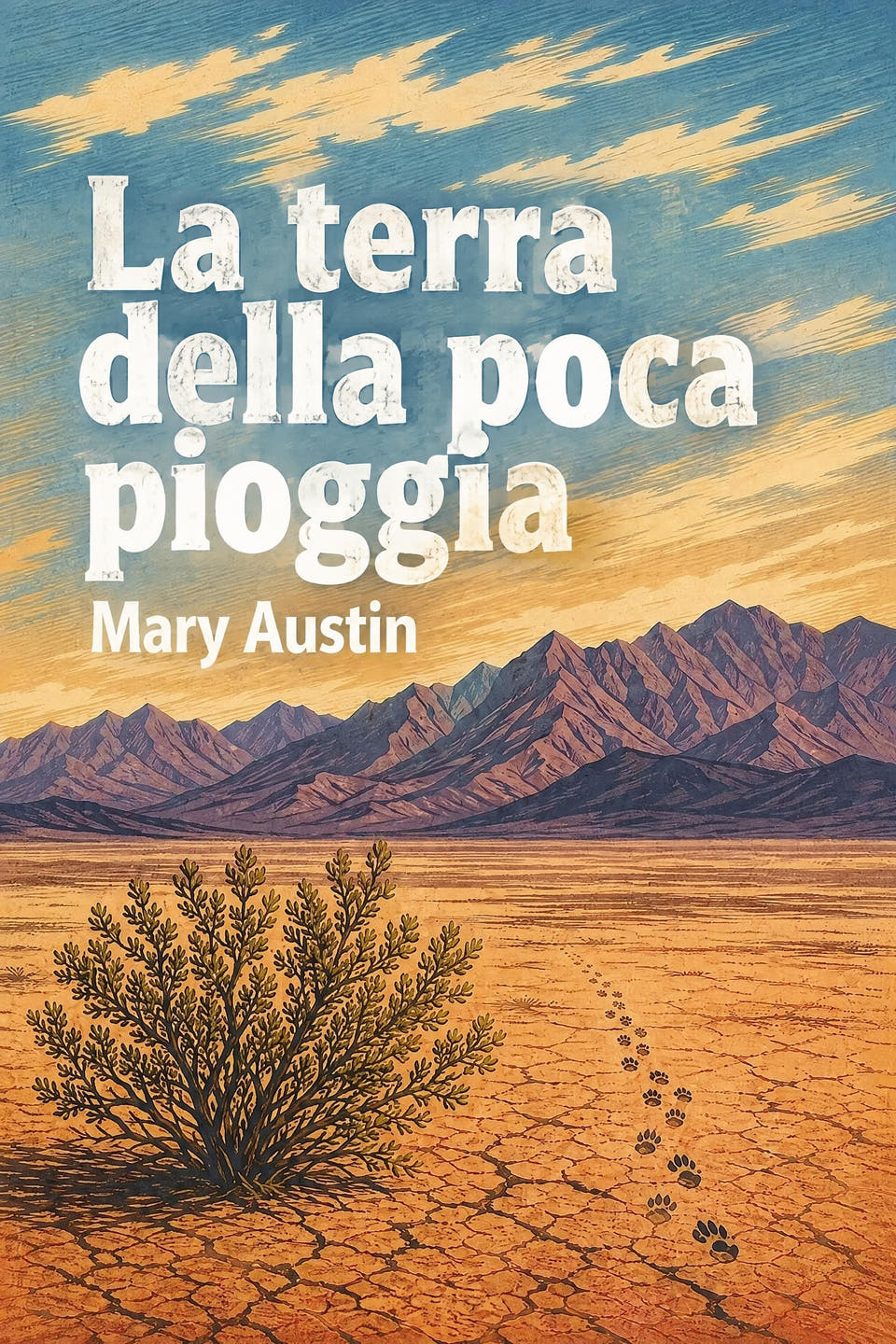 La terra della poca pioggia by Mary Austin, the cover