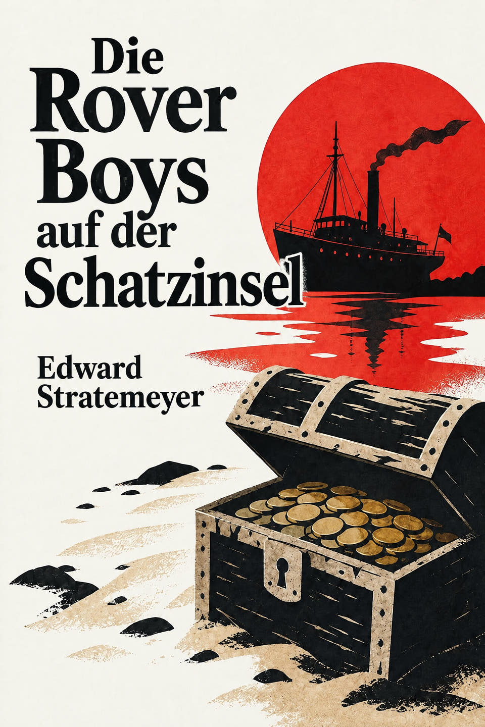 Die Rover Boys auf der Schatzinsel by Edward Stratemeyer, the cover