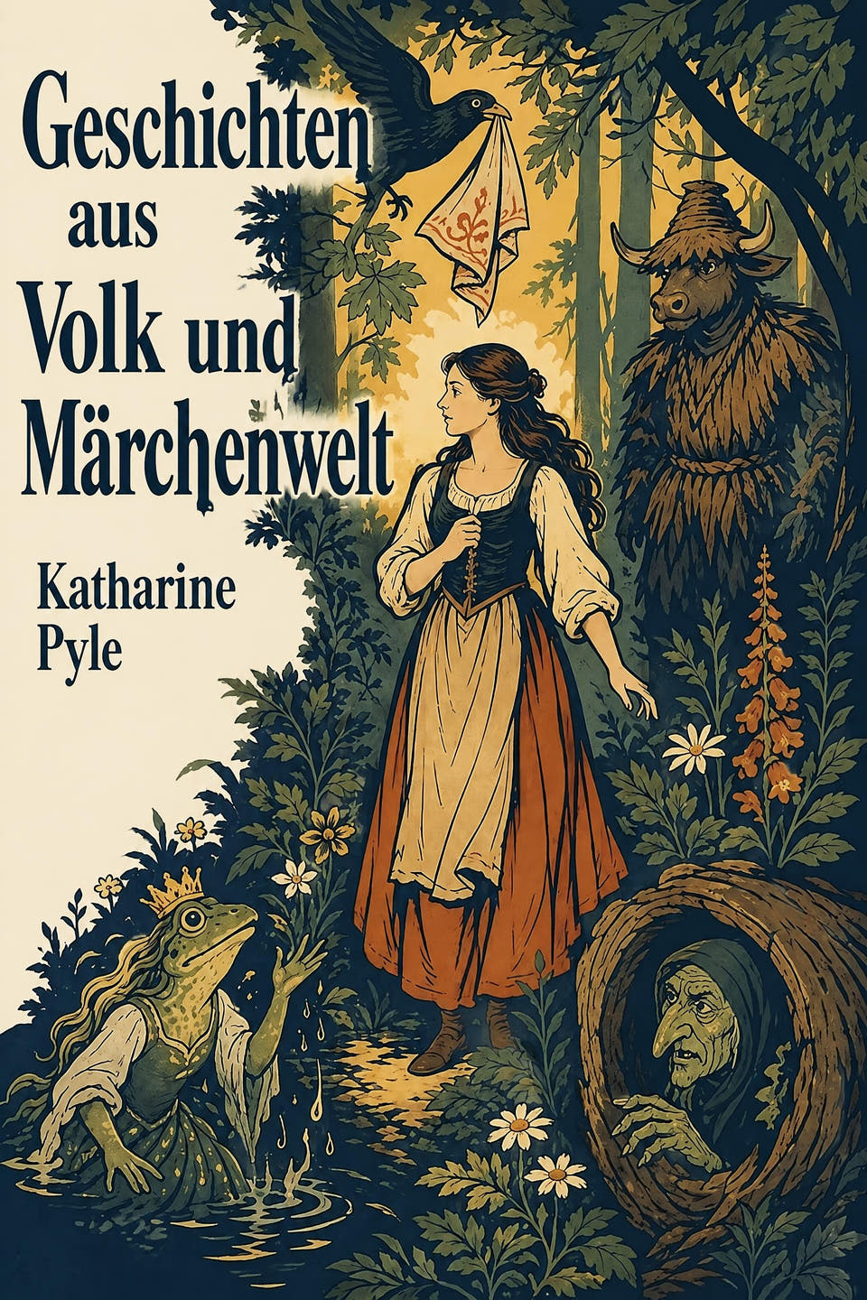 Geschichten aus Volk und Märchenwelt by Katharine Pyle, the cover