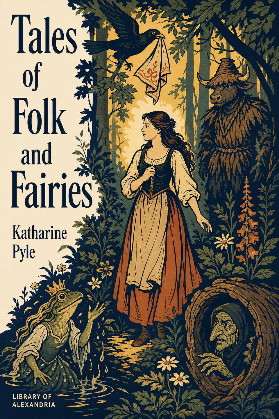 Cuentos populares y de hadas by Katharine Pyle, the cover