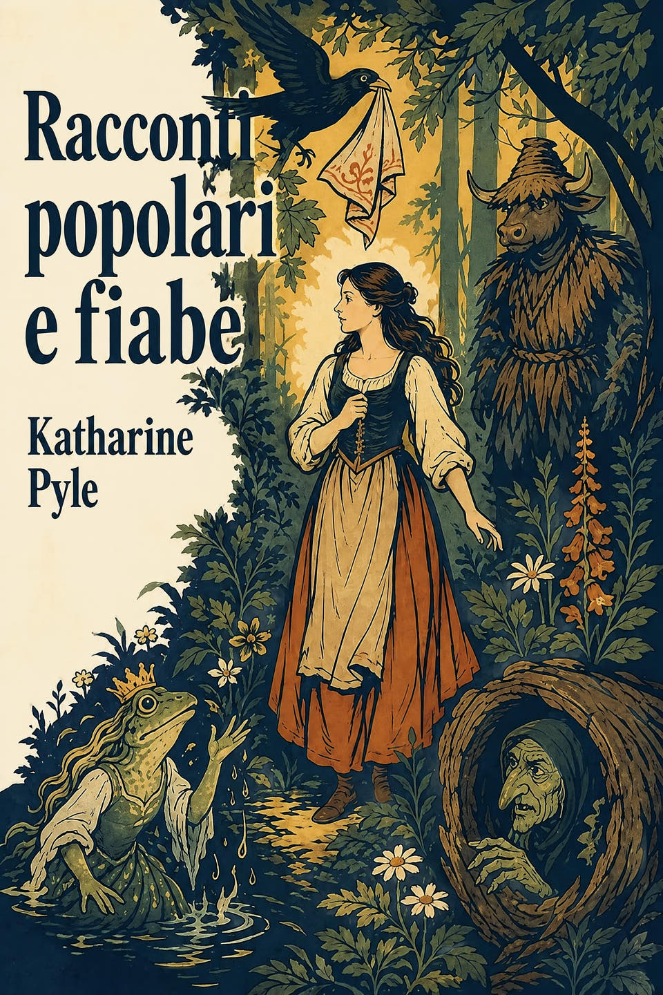 Racconti popolari e fiabe by Katharine Pyle, the cover