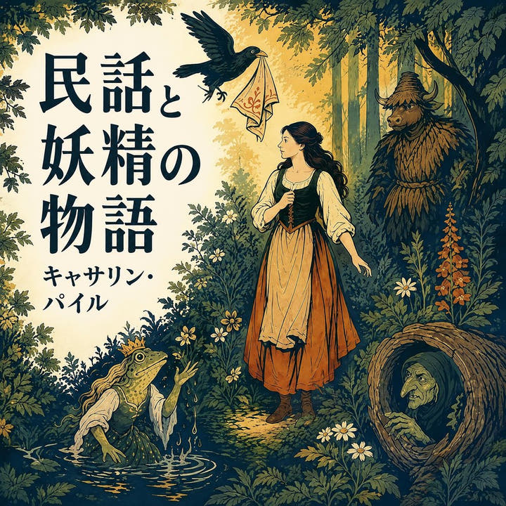 『民話と妖精の物語』のオーディオブックの表紙