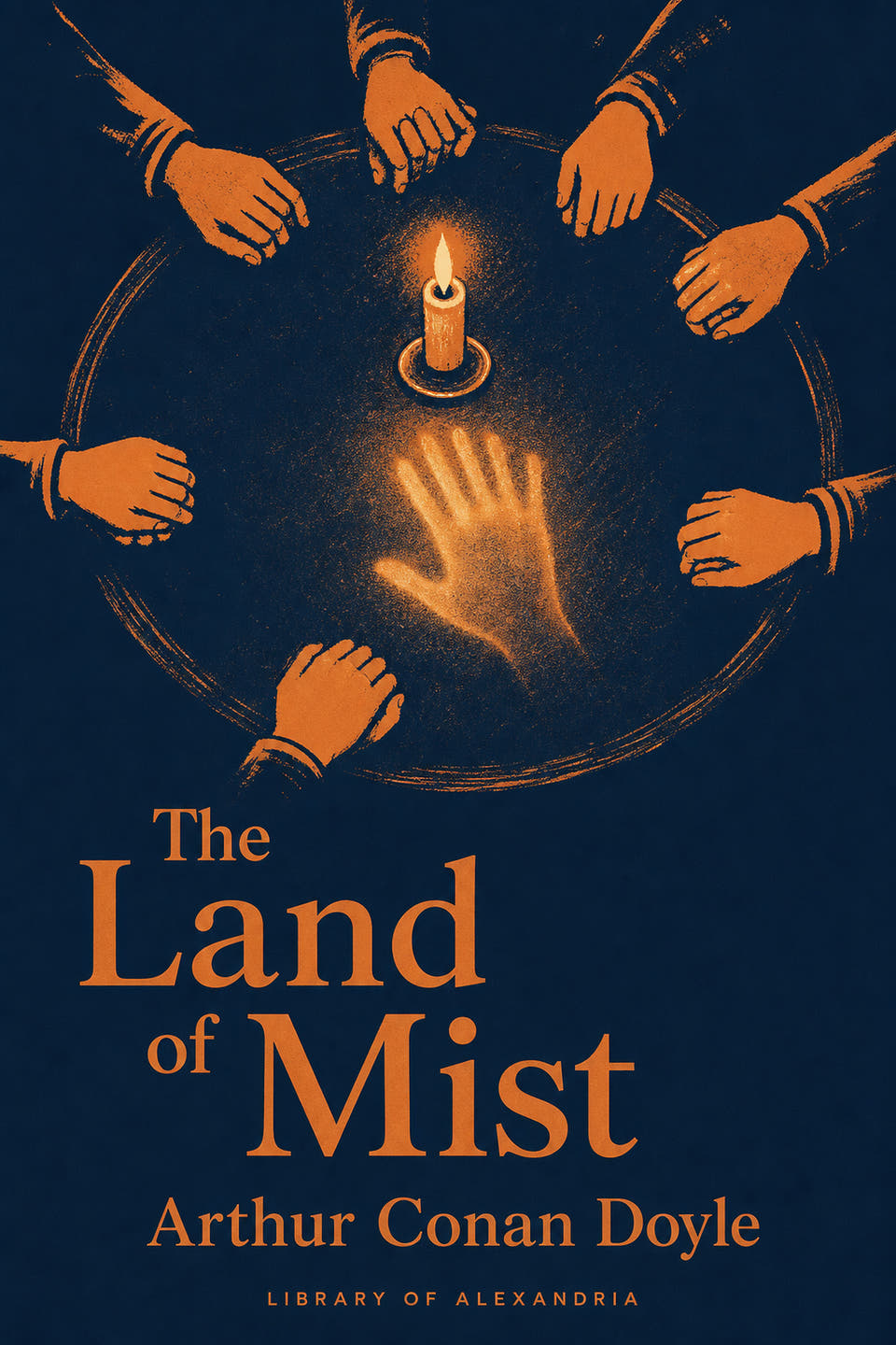 The Land of Mist by Arthur Conan Doyle, the cover