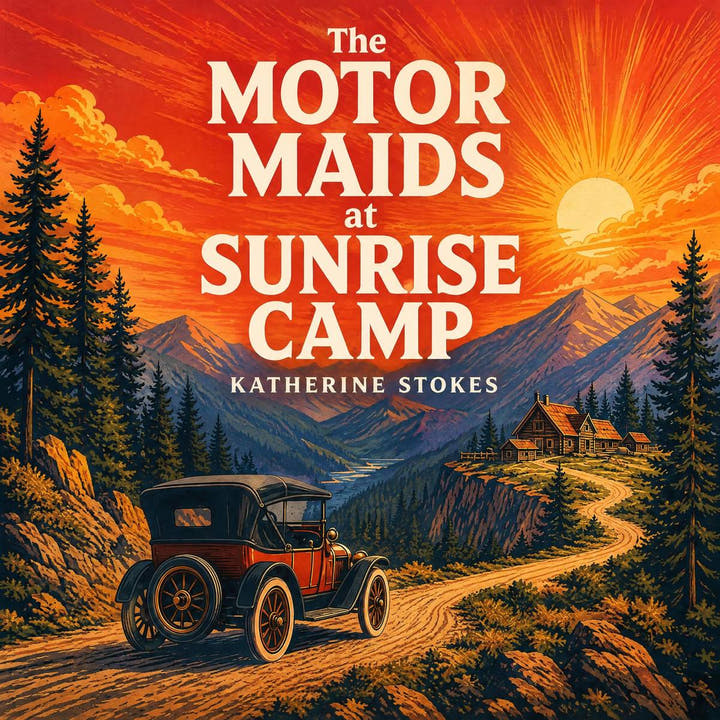 Die Motor-Mädchen im Sonnenaufgangslager, the audiobook cover