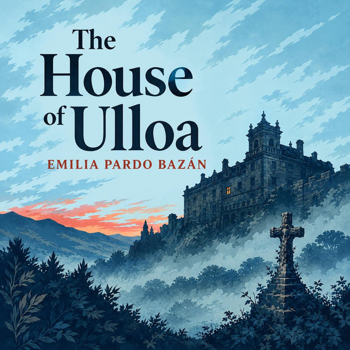 La casa de Ulloa, the audiobook cover