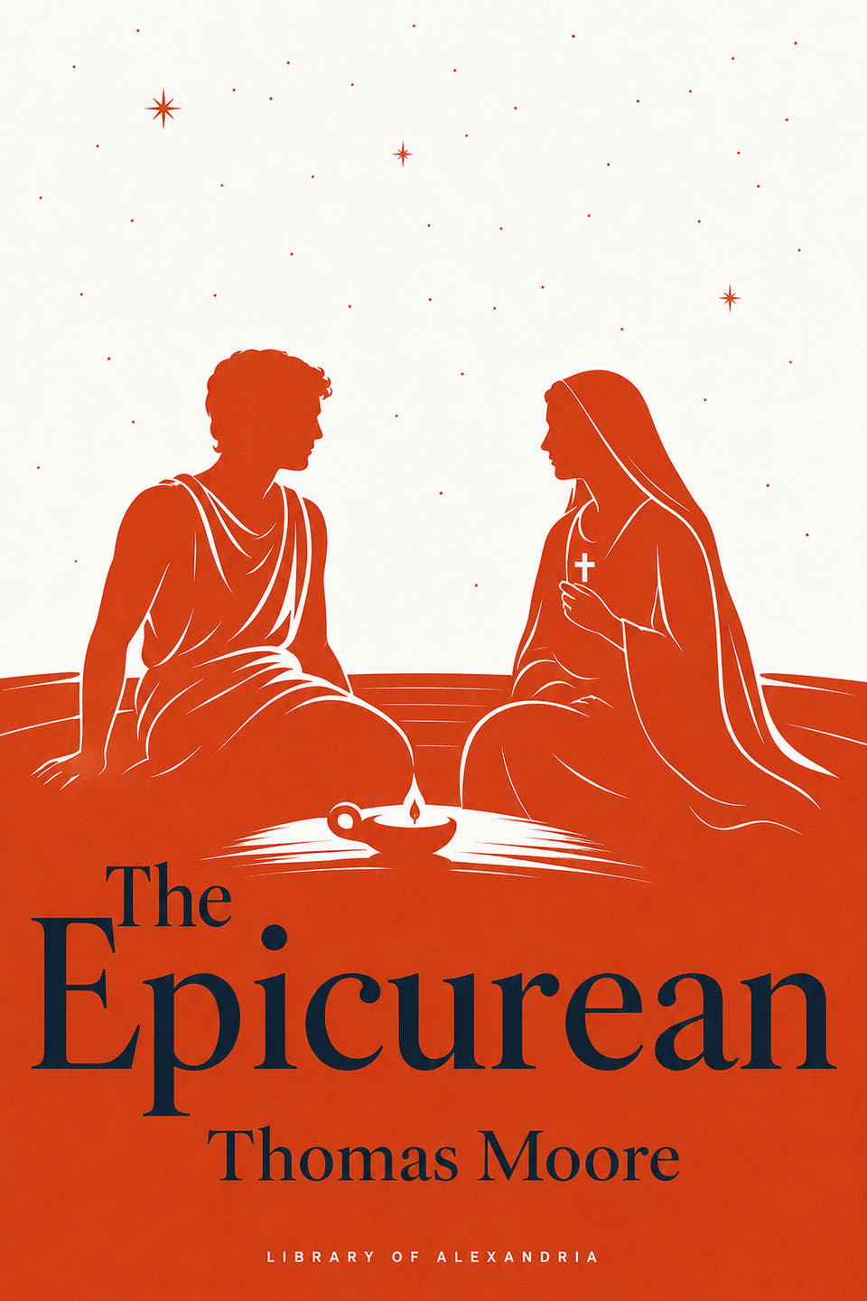 The Epicurean by Thomas Moore, the cover