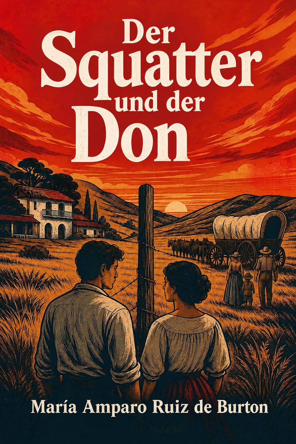 Der Squatter und der Don by María Amparo Ruiz de Burton, the cover