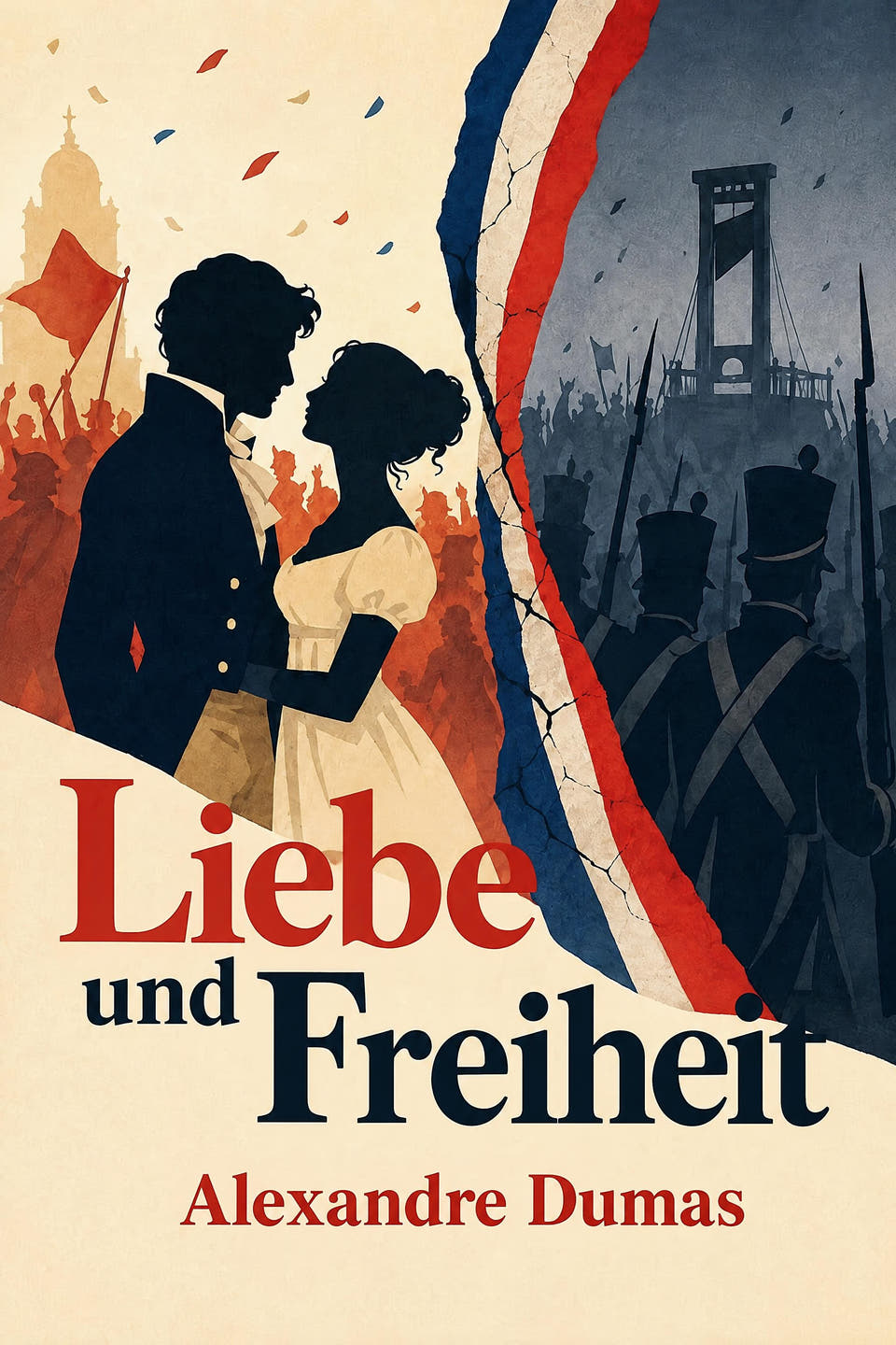 Liebe und Freiheit by Alexandre Dumas, the cover
