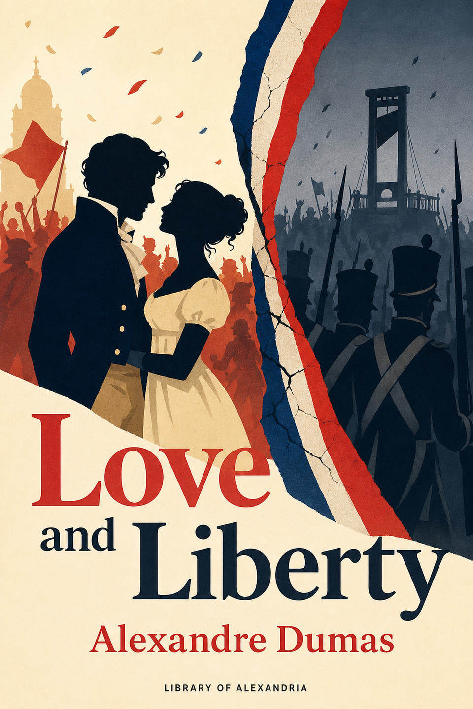 Love and Liberty by Alexandre Dumas, the cover