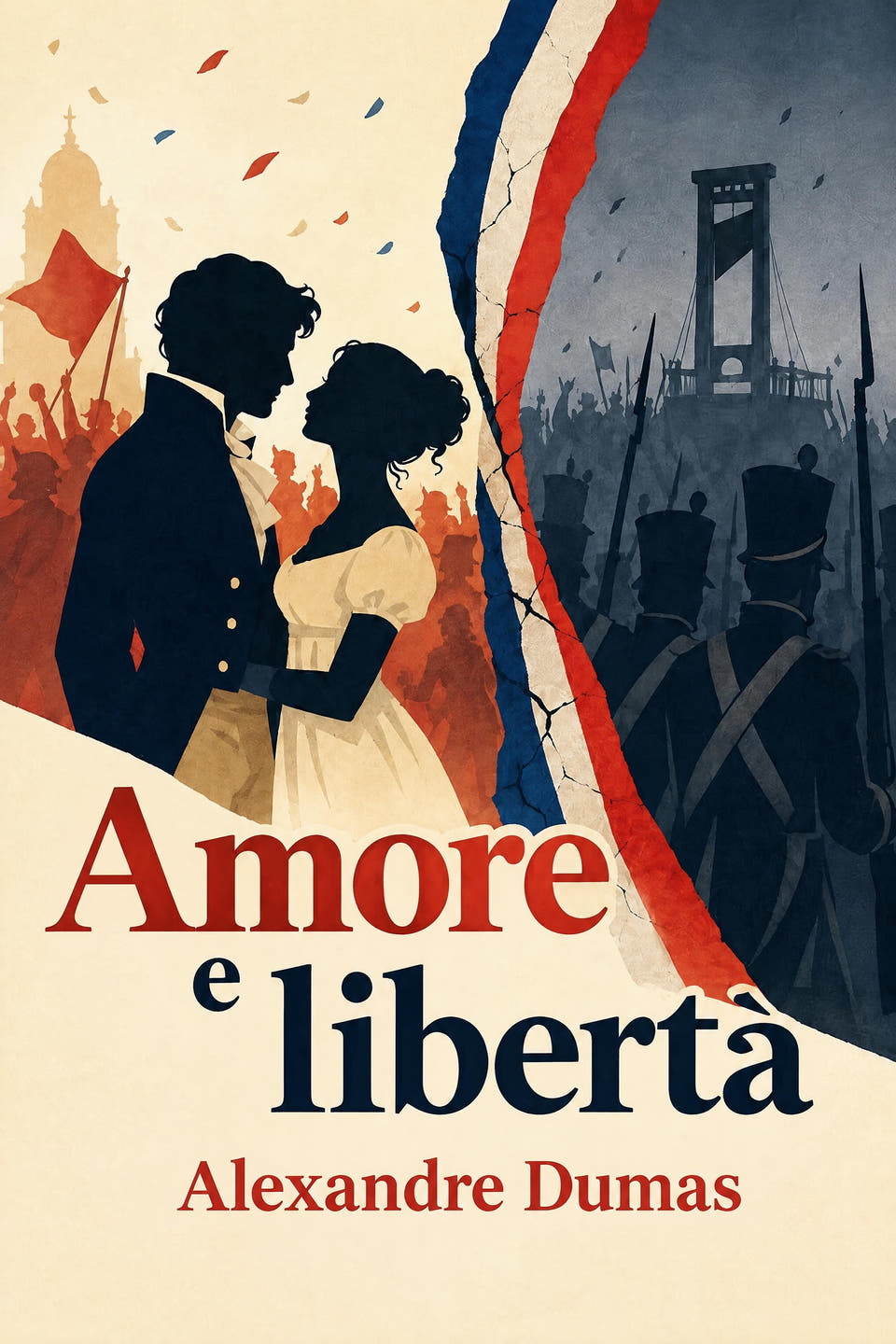 Amore e libertà by Alexandre Dumas, the cover
