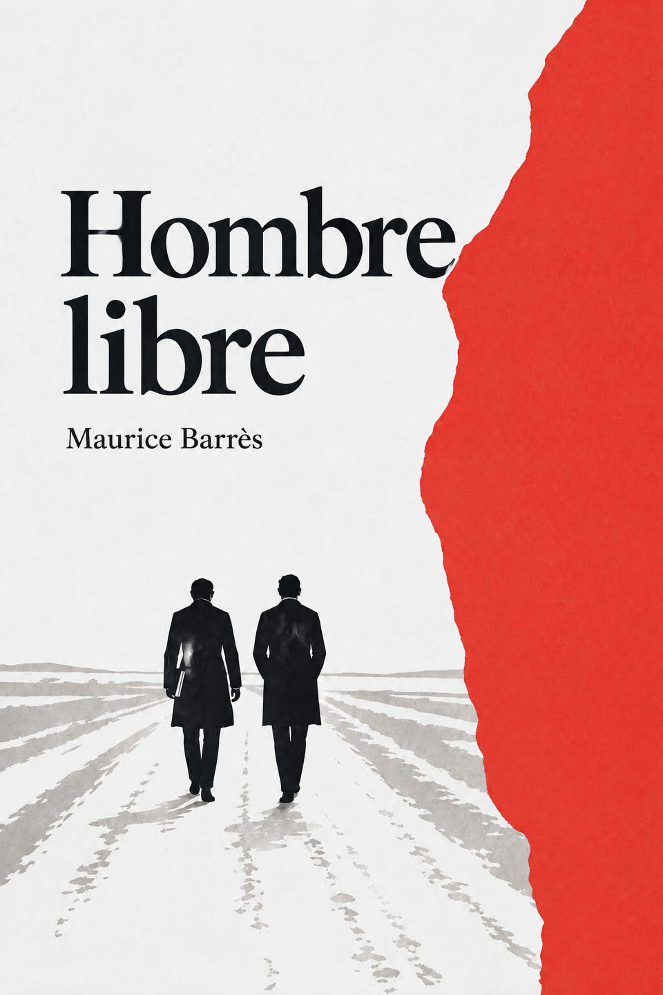 Hombre libre by Maurice Barrès, the cover