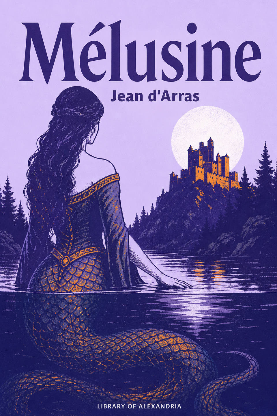 Mélusine by Jean d'Arras, the cover