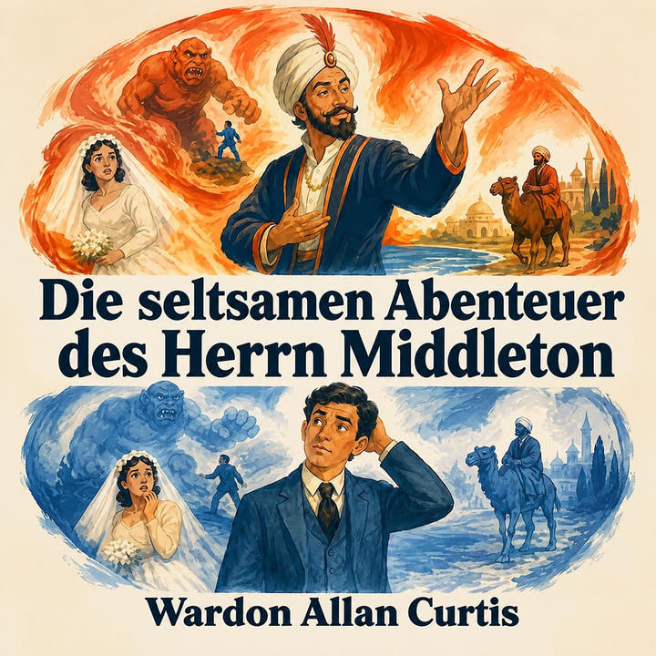 Die seltsamen Abenteuer des Herrn Middleton, the audiobook cover