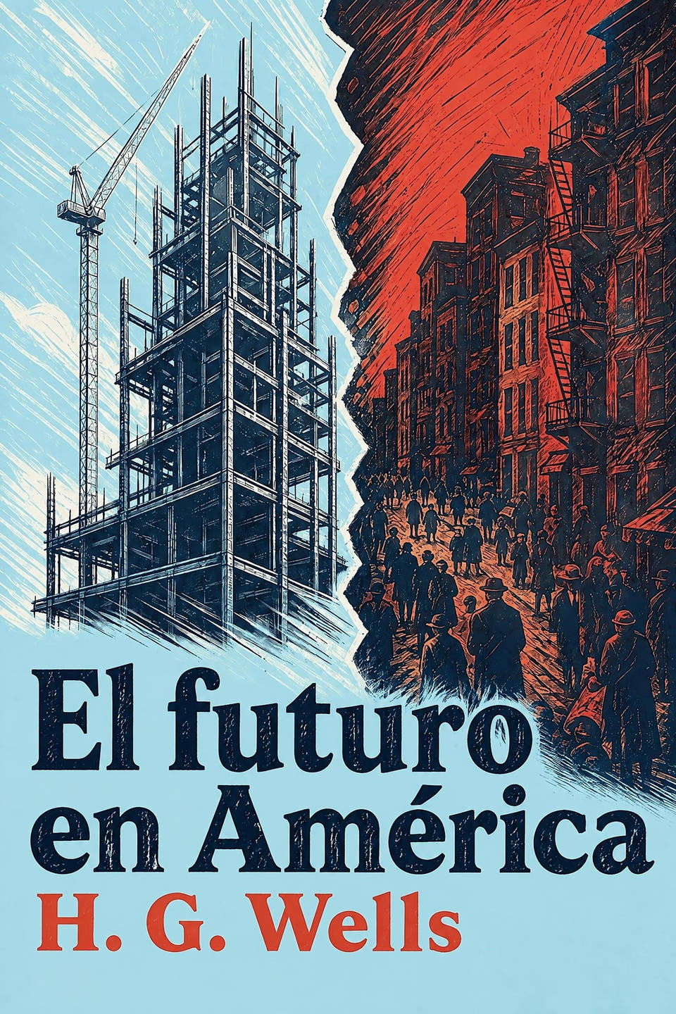 El futuro en América by H. G. Wells, the cover
