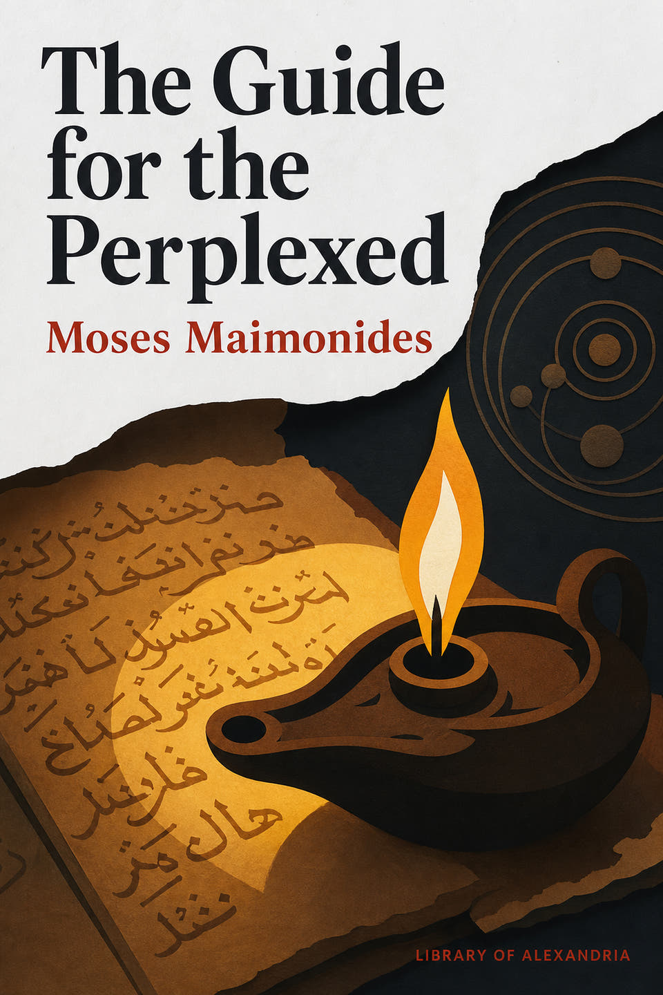 The Guide for the Perplexed by Moses Maimonides, the cover