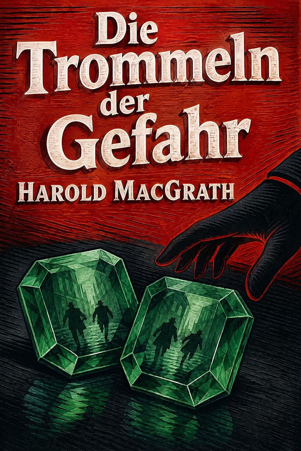 Die Trommeln der Gefahr by Harold MacGrath, the cover