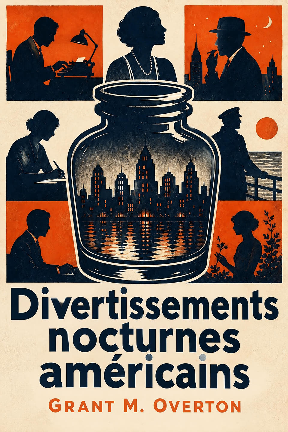 Divertissements nocturnes américains by Grant M. Overton, the cover
