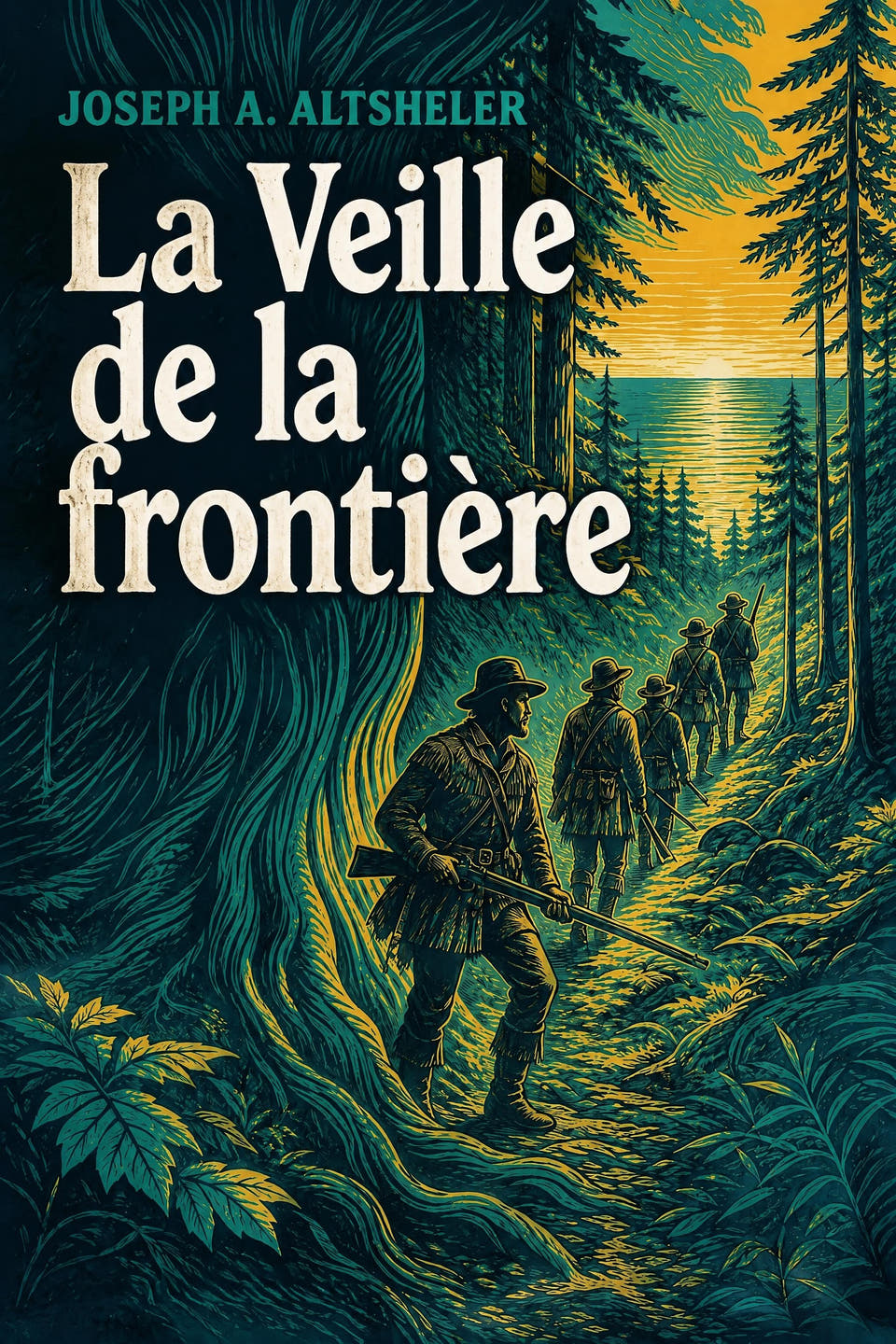 La Veille de la frontière by Joseph A. Altsheler, the cover