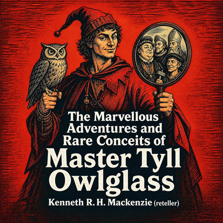The Marvellous Adventures and Rare Conceits of Master Tyll Owlglass, the audiobook cover