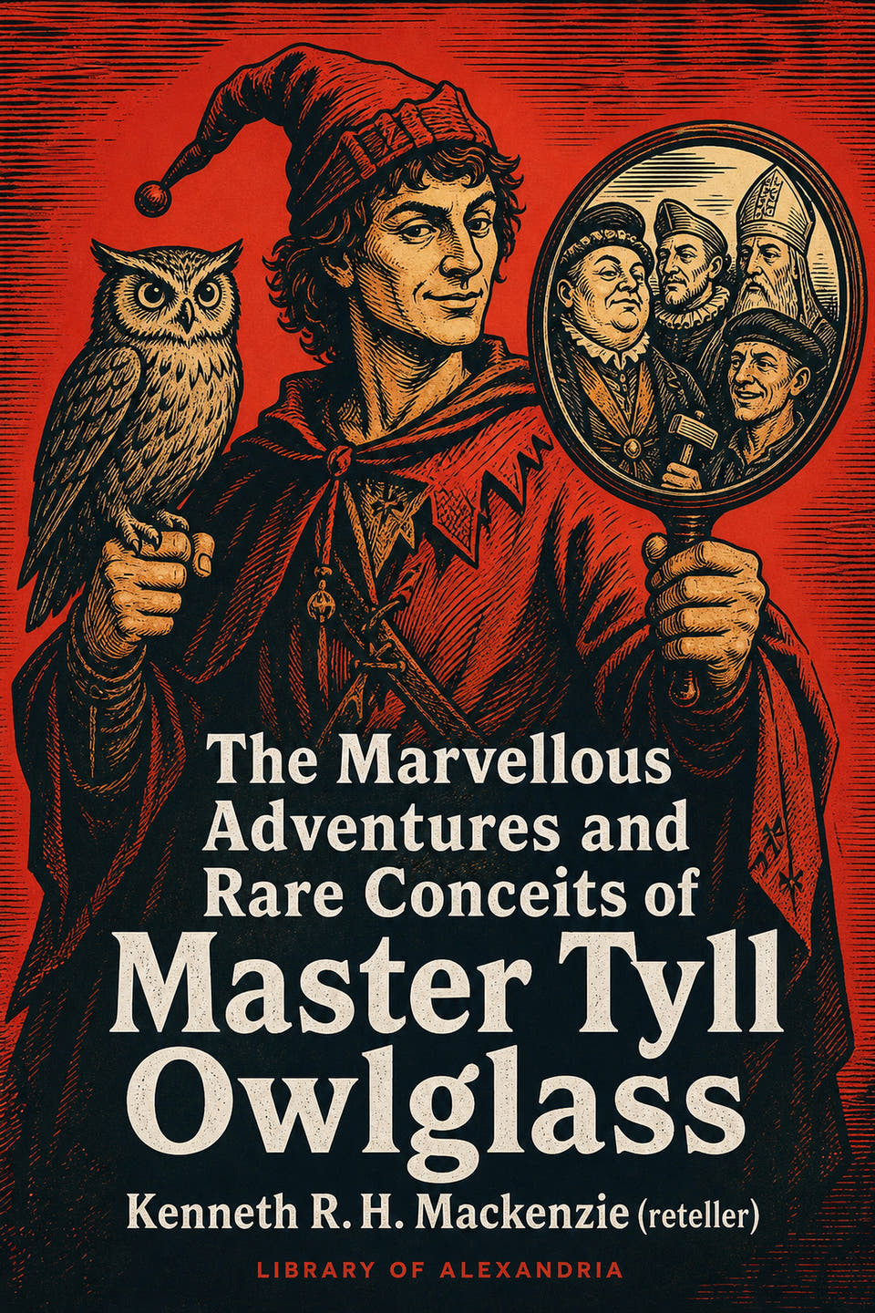 The Marvellous Adventures and Rare Conceits of Master Tyll Owlglass by Kenneth R. H. Mackenzie (reteller), the cover