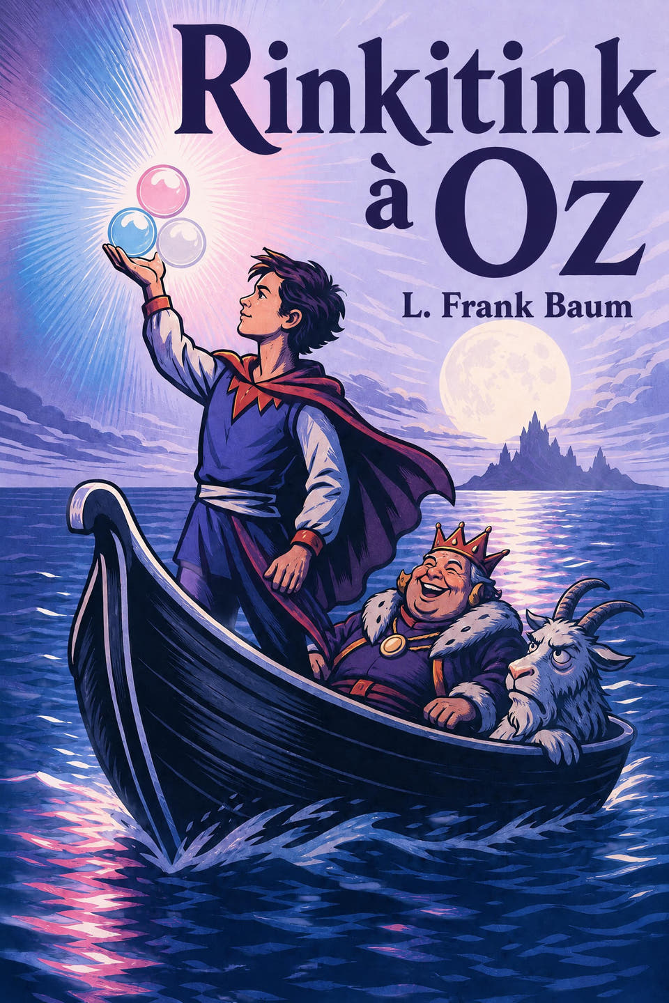 Rinkitink à Oz by L. Frank Baum, the cover