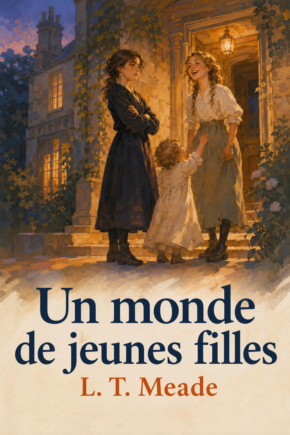 Un monde de jeunes filles by L. T. Meade, the cover