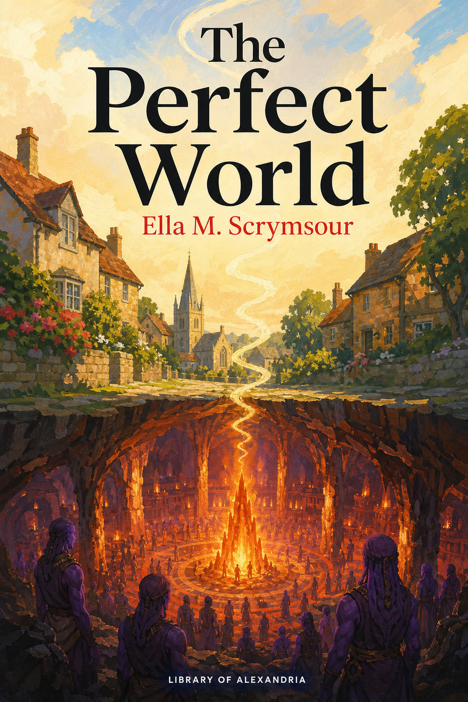 The Perfect World by Ella M. Scrymsour, the cover