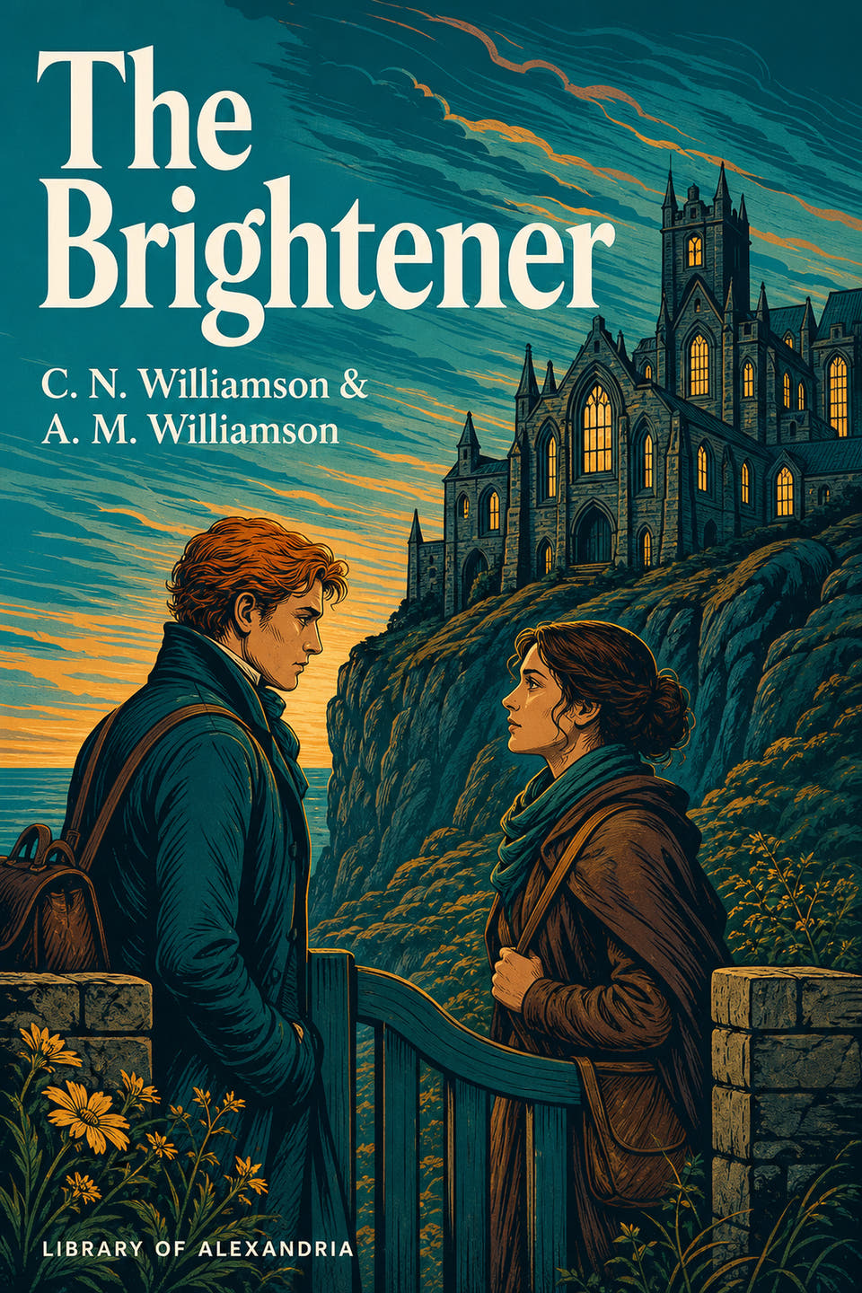 The Brightener by C. N. Williamson; A. M. Williamson, the cover