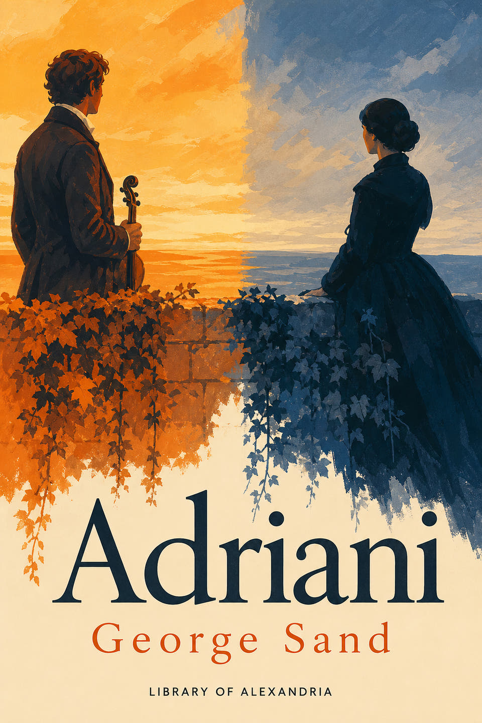 Adriani by George Sand, the cover