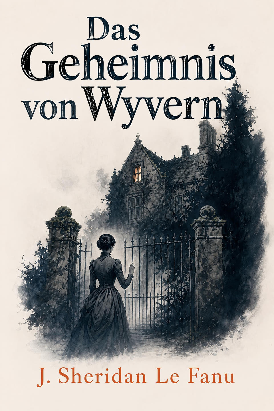 Das Geheimnis von Wyvern by J. Sheridan Le Fanu, the cover