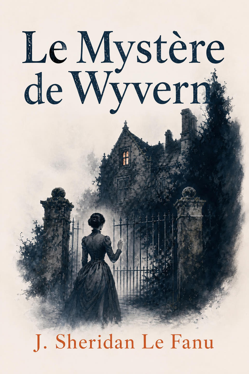 Le Mystère de Wyvern by J. Sheridan Le Fanu, the cover