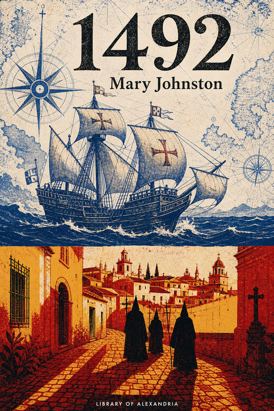 1492 by Mary Johnston, the cover
