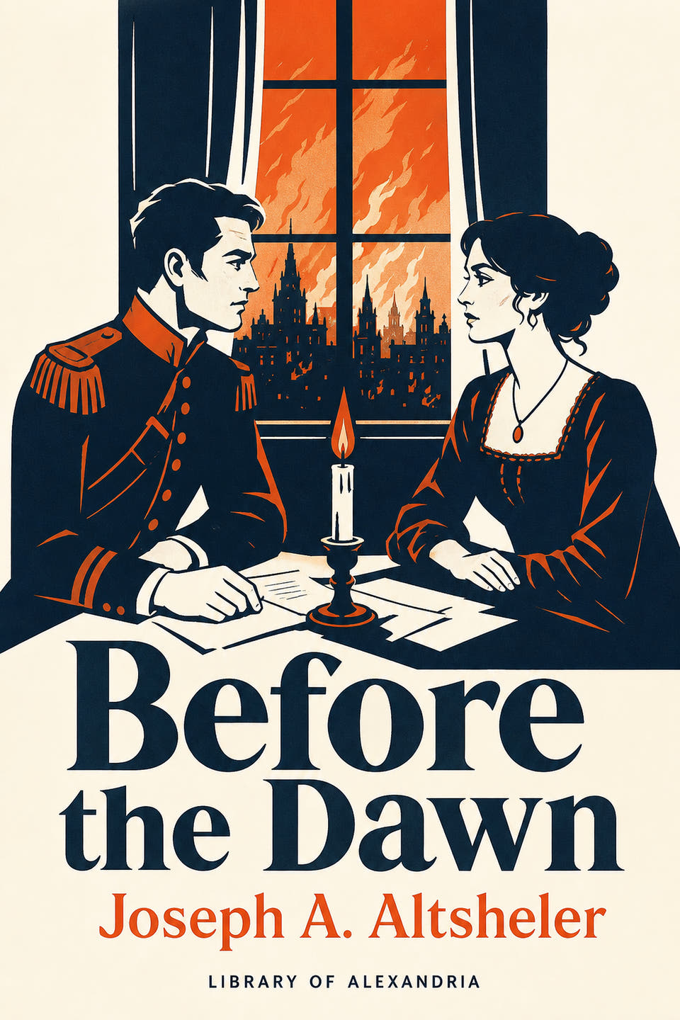 Before the Dawn by Joseph A. Altsheler, the cover