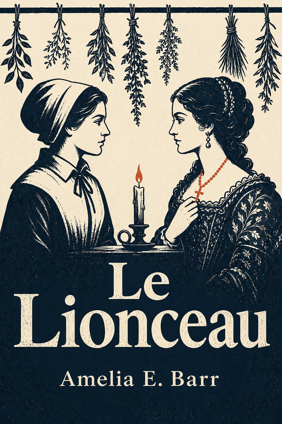 Le Lionceau by Amelia E. Barr, the cover